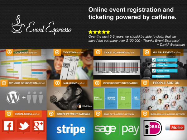 Event Espresso - online event calendar registration ticketing plugin for WordPress