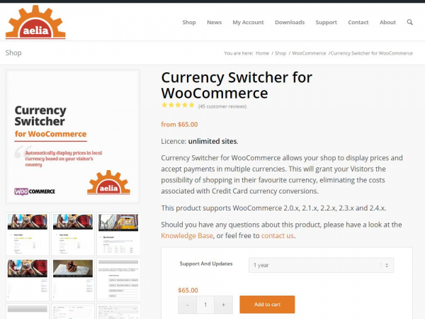 WooCommerce Currency Switcher - The most flexible multi-currency solution for WooCommerce